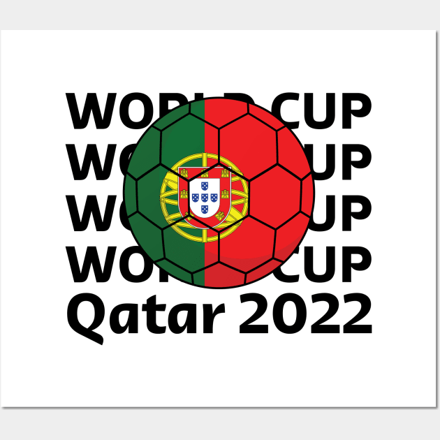 World Cup Qatar 2022  - Team Portugal Wall Art by Inspirit Designs